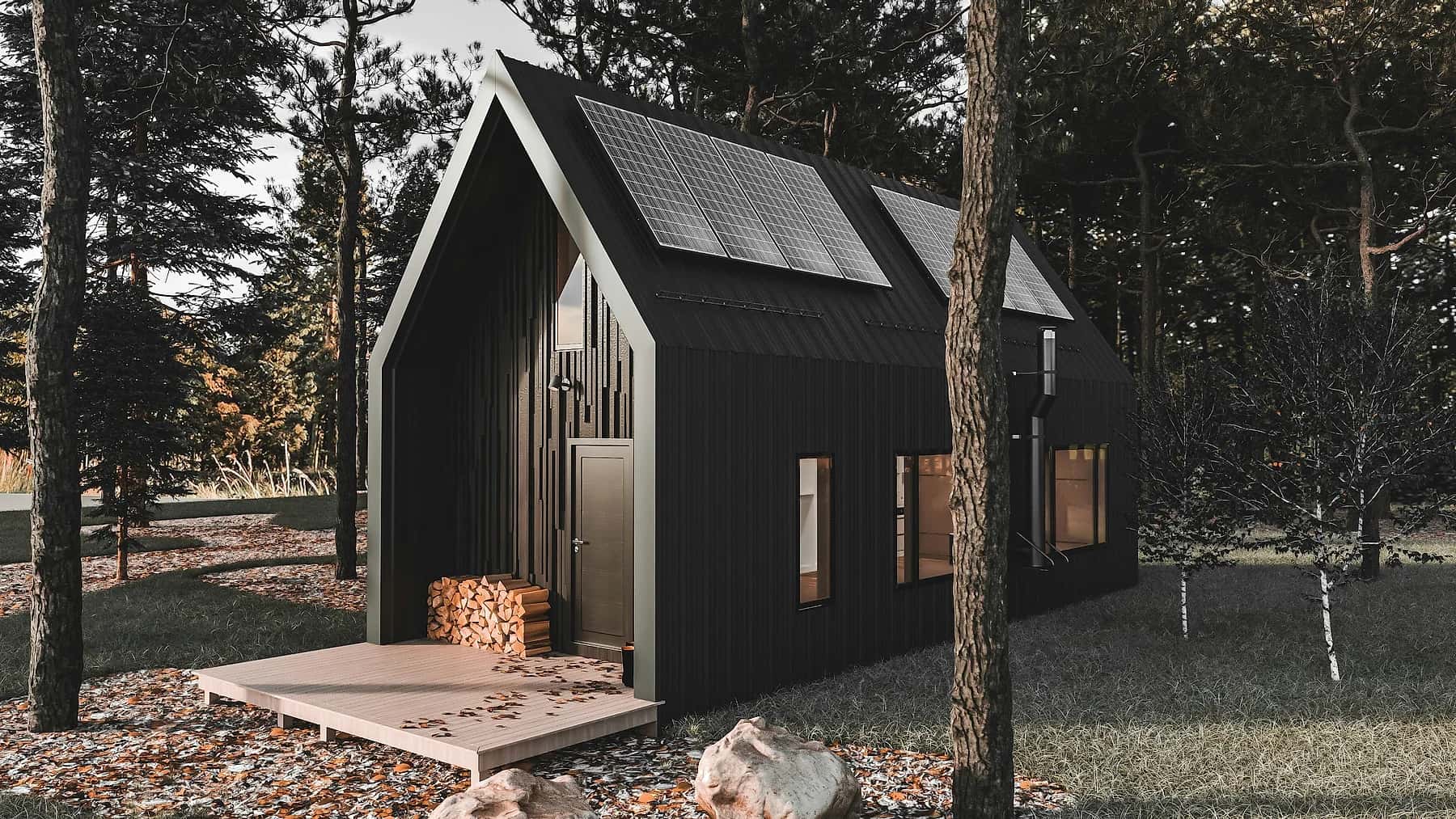 Tiny House / Wohncontainer auf Anhänger