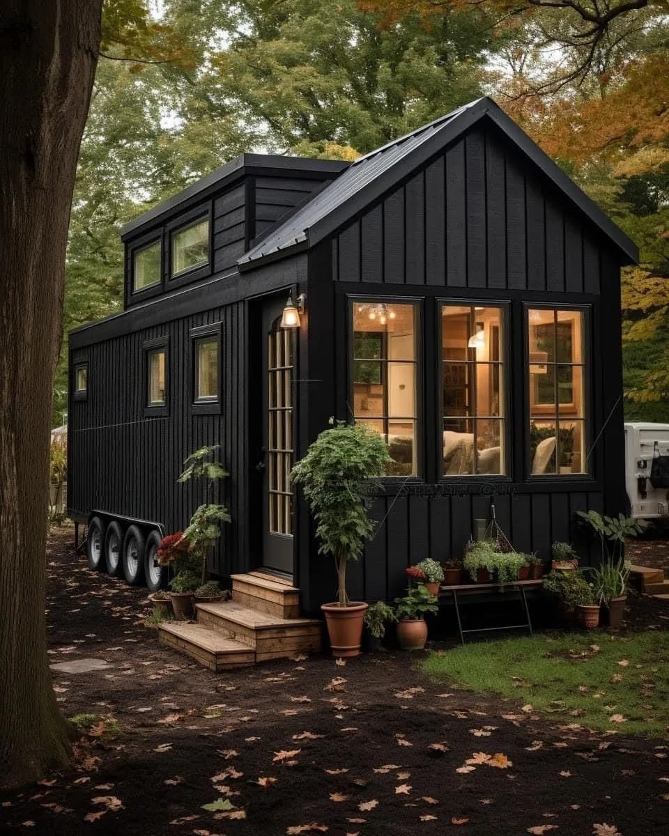 Tiny House / Wohncontainer auf Anhänger 2