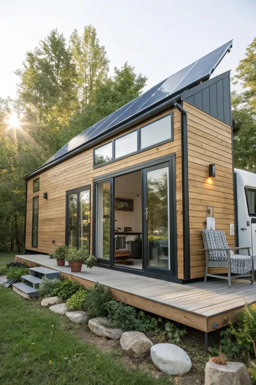Tiny House / Wohncontainer auf Anhänger 6