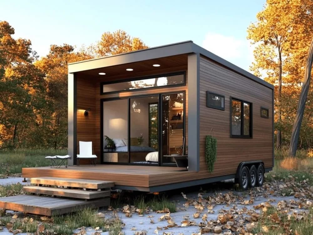 Tiny House / Wohncontainer auf Anhänger 10