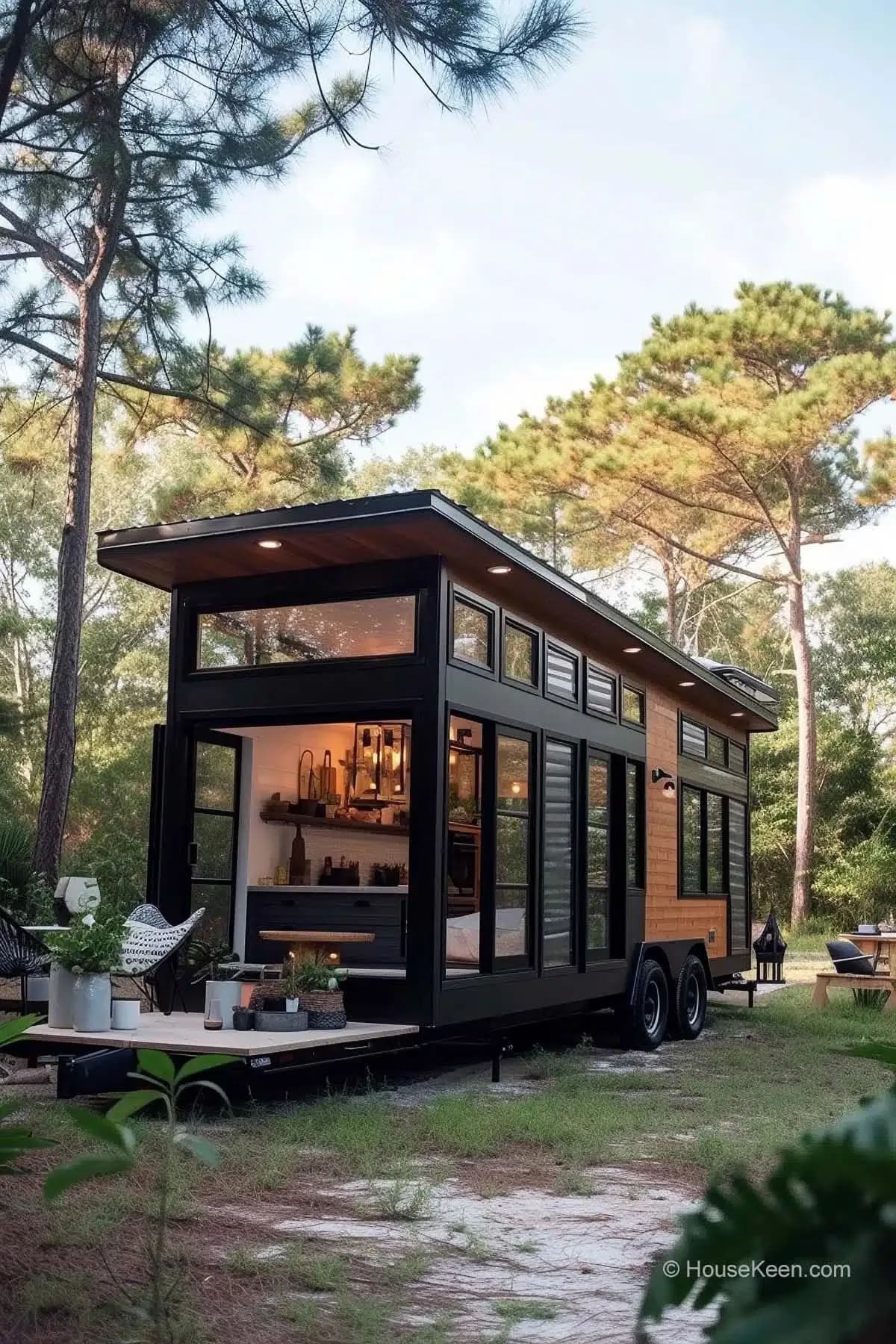 Tiny House / Wohncontainer auf Anhänger 11